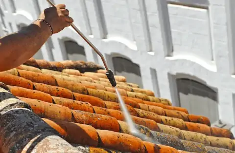 Nettoyage de toitures - Saint-Vincent-Cramesnil